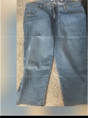 Style & Co. Blue and Black Ankle Crop Jeans Duo